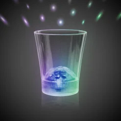Windy City Novelties LED Disco Ball 8 oz. Rocks Glass