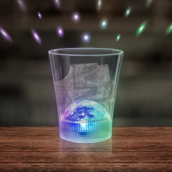 Windy City Novelties LED Disco Ball 8 oz. Rocks Glass