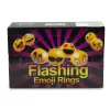 New Windy City Novelties LED Emojicon Jelly Rings