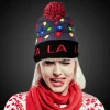 Windy City Novelties LED Fa La La Knit Beanie