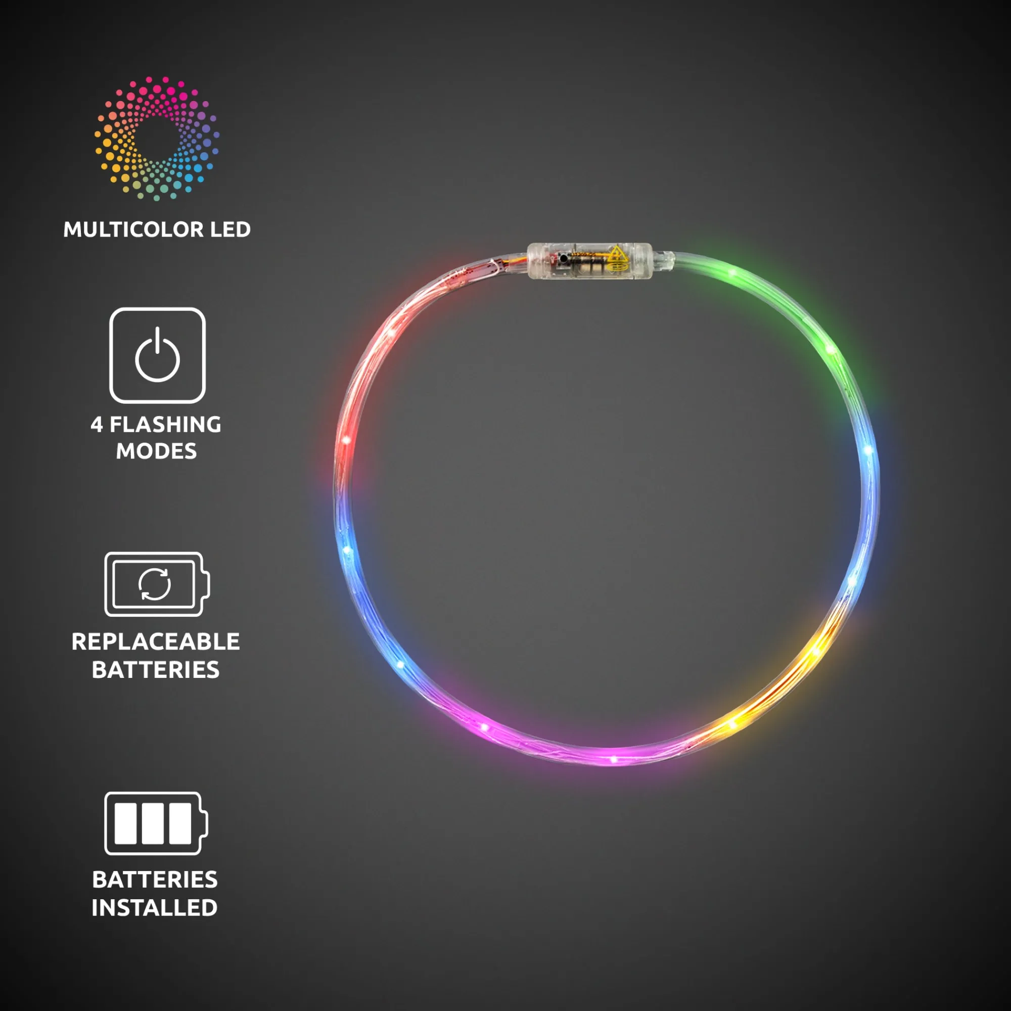 Windy City Novelties LED Fiber Optic Necklace