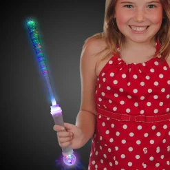 Online Windy City Novelties LED Fiber Optic Strobe Wand