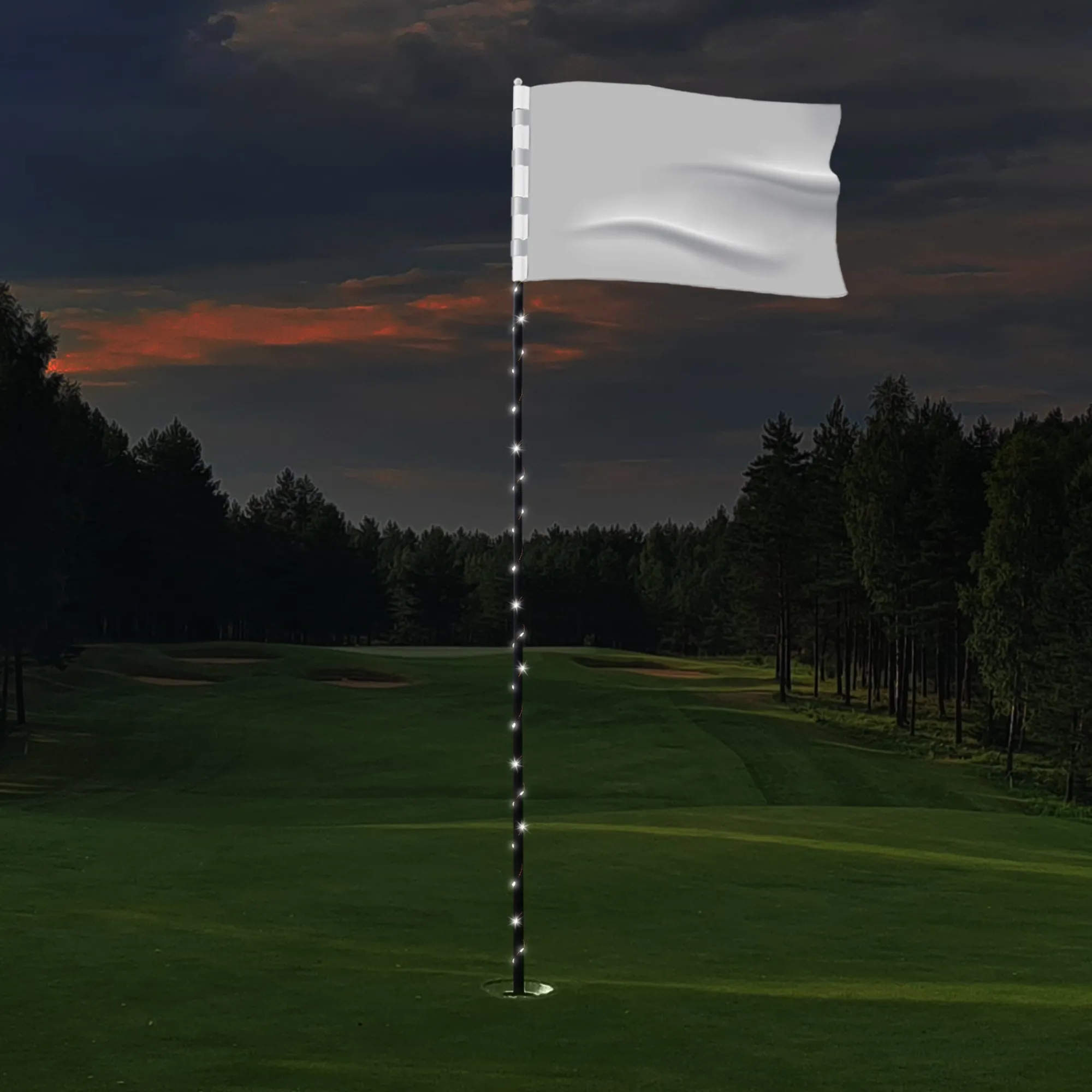 Online Windy City Novelties LED Flag Pin String Light