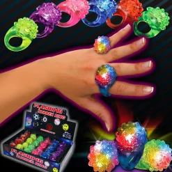 Discount Windy City Novelties LED Flower Jelly Rings