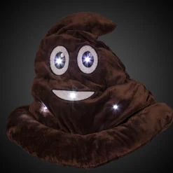 Sale Windy City Novelties LED Funny Poop Head Emoji Hat