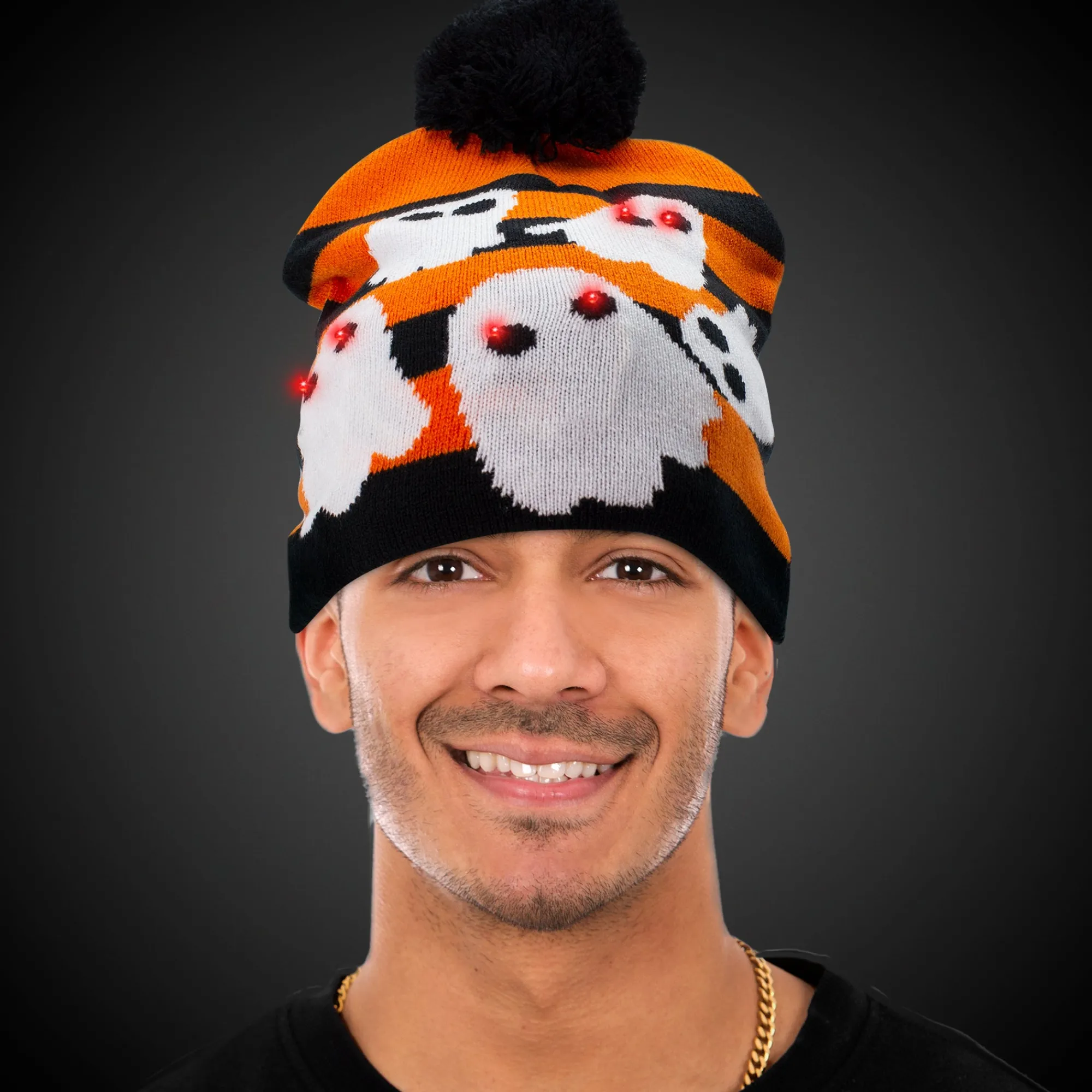 Best Windy City Novelties LED Ghost Knit Beanie