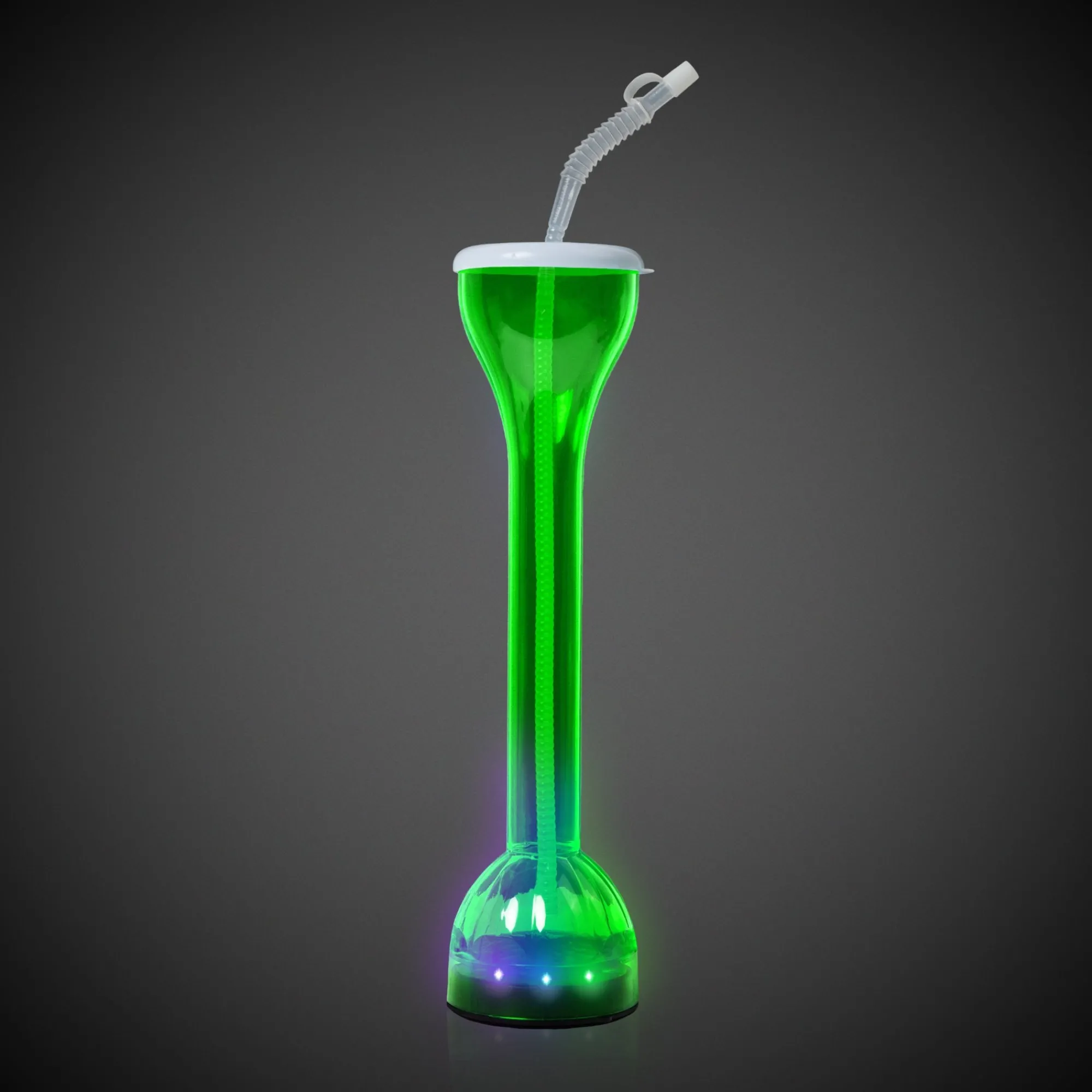 Online Windy City Novelties LED Flashing 17 oz. Yard Glass Green