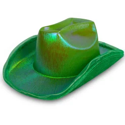 Hot Windy City Novelties LED Green Iridescent Cowboy Hat