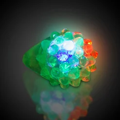 Online Windy City Novelties LED Jelly Bumpy Rings Green