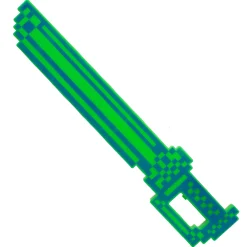 Outlet Windy City Novelties LED Green Mosaic Pixel Sword