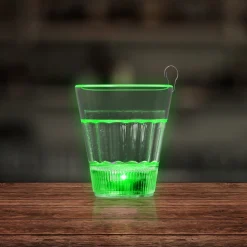 Hot Windy City Novelties LED 2 oz. Shot Glass with Clip Green
