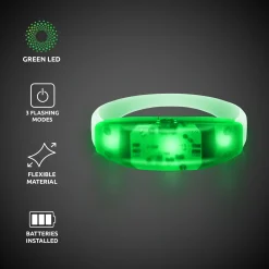 Sale Windy City Novelties LED Stretchy Bangle Bracelet Green