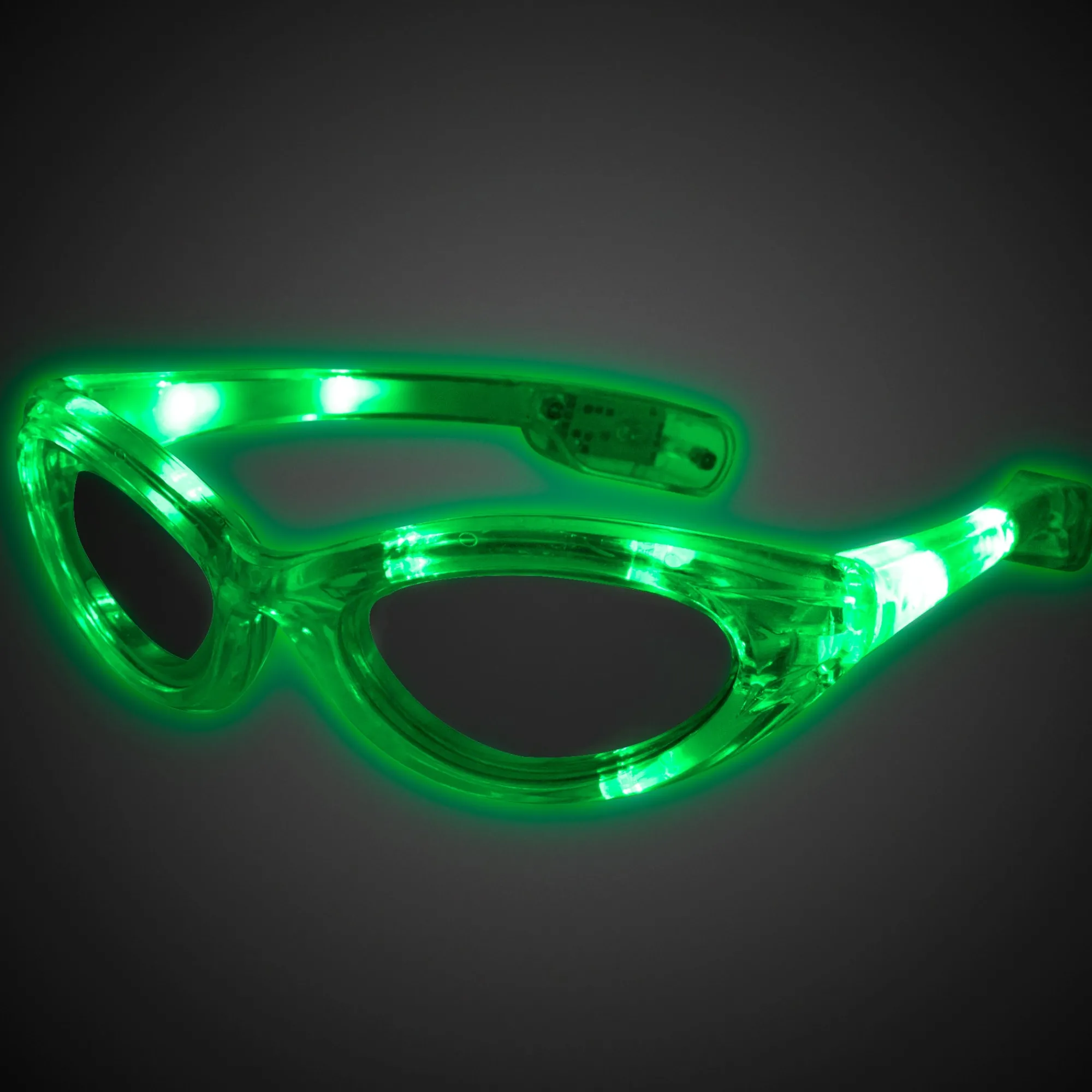 Hot Windy City Novelties LED Sunglasses Green