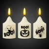 Hot Windy City Novelties LED Halloween Boo Candles Retail Counter Display