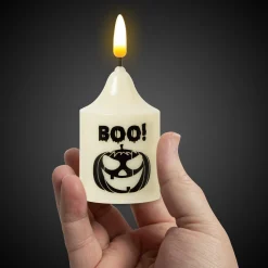 Hot Windy City Novelties LED Halloween Boo Candles Retail Counter Display
