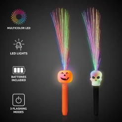 Windy City Novelties LED Halloween Fiber Optic Wands Retail Counter Display
