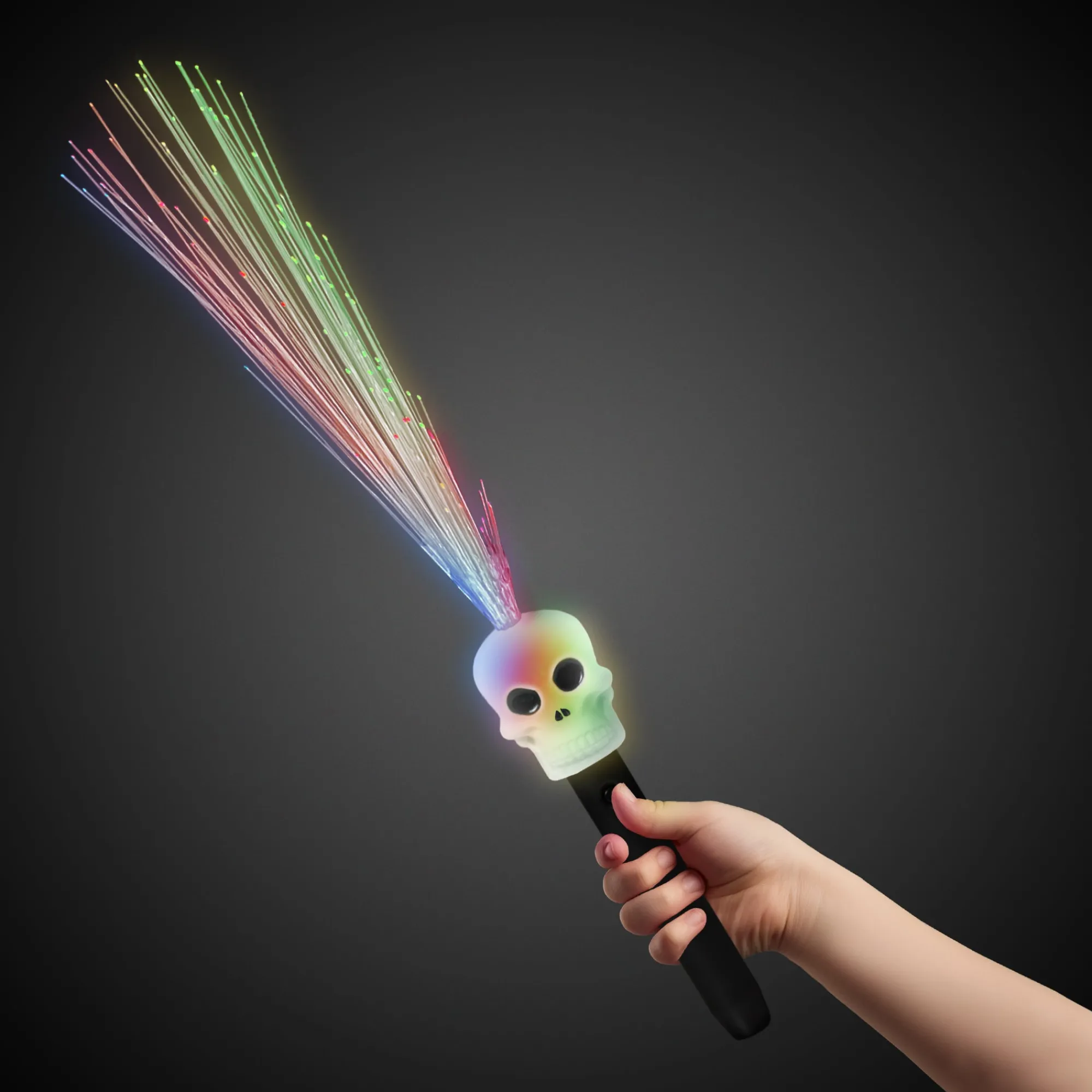Windy City Novelties LED Halloween Fiber Optic Wands Retail Counter Display