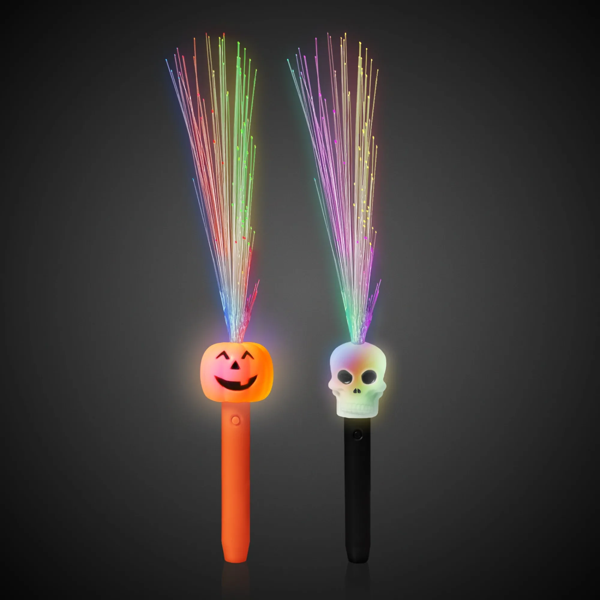 Windy City Novelties LED Halloween Fiber Optic Wands Retail Counter Display