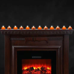 Discount Windy City Novelties LED Halloween Pumpkin Candles Retail Counter Display