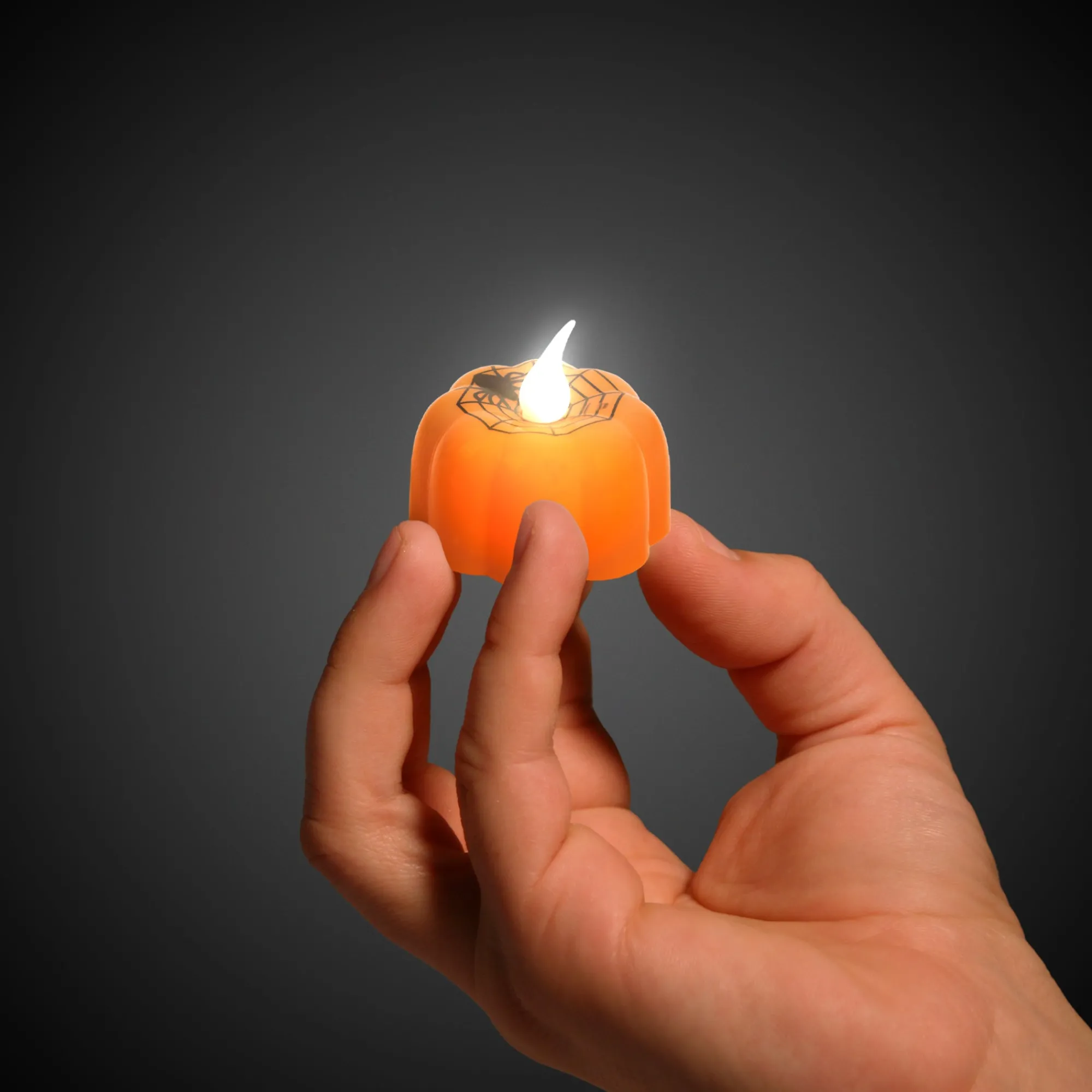 Discount Windy City Novelties LED Halloween Pumpkin Candles Retail Counter Display