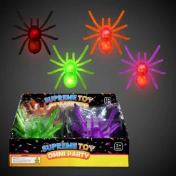Discount Windy City Novelties LED Halloween Spiders Retail Counter Display