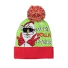 Windy City Novelties LED Happy Holla Days Knit Beanie