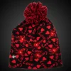 New Windy City Novelties LED Hearts Knit Beanie