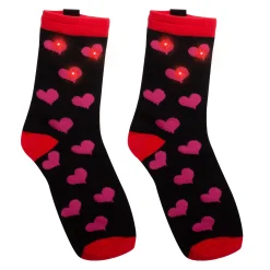 New Windy City Novelties LED Heart Socks