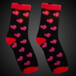 New Windy City Novelties LED Heart Socks