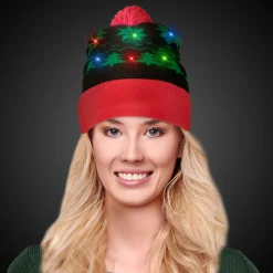 New Windy City Novelties LED Holiday Knit Beanie