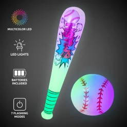 Online Windy City Novelties LED Inflatable Baseball & Bat Set
