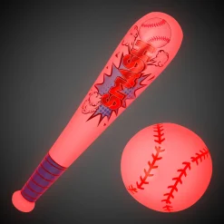 Online Windy City Novelties LED Inflatable Baseball & Bat Set