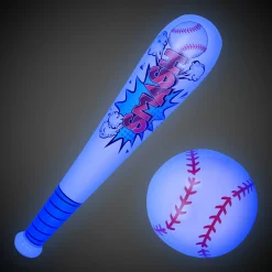 Online Windy City Novelties LED Inflatable Baseball & Bat Set