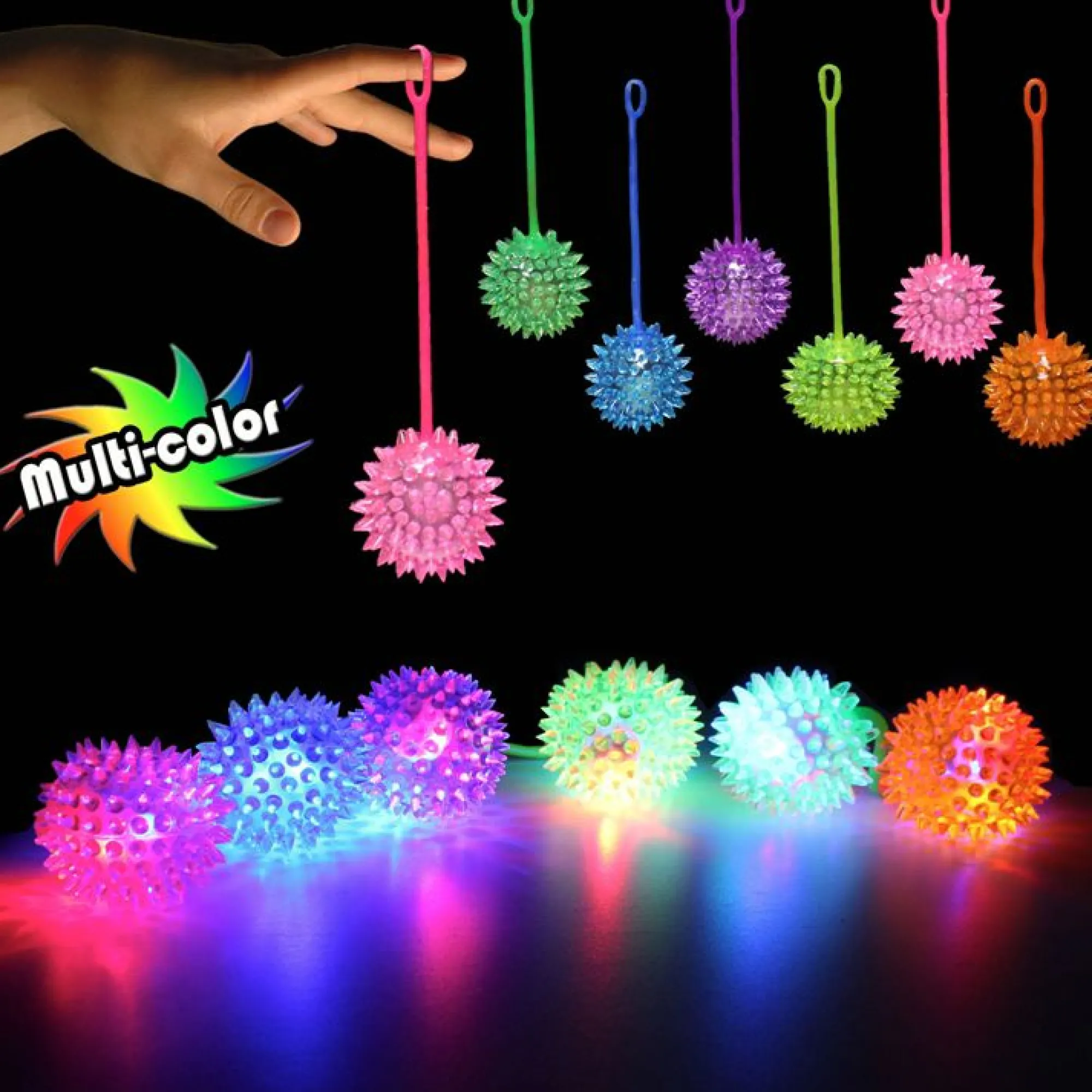 Online Windy City Novelties LED Jelly Spike Yo-Yo Balls