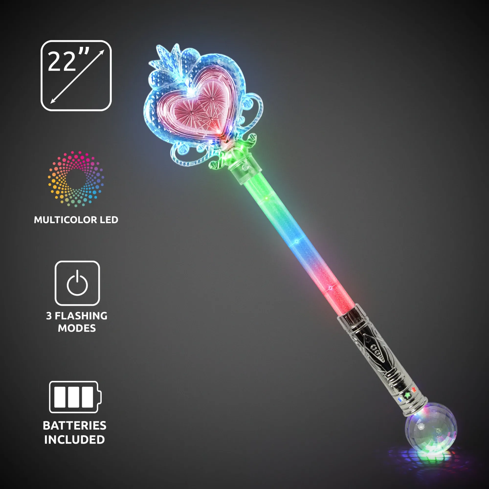 Discount Windy City Novelties LED Jumbo Princess Wand