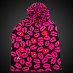 New Windy City Novelties LED Kisses Knit Beanie