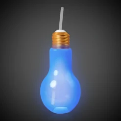 Online Windy City Novelties LED Light Bulb Cup with Lid & Straw
