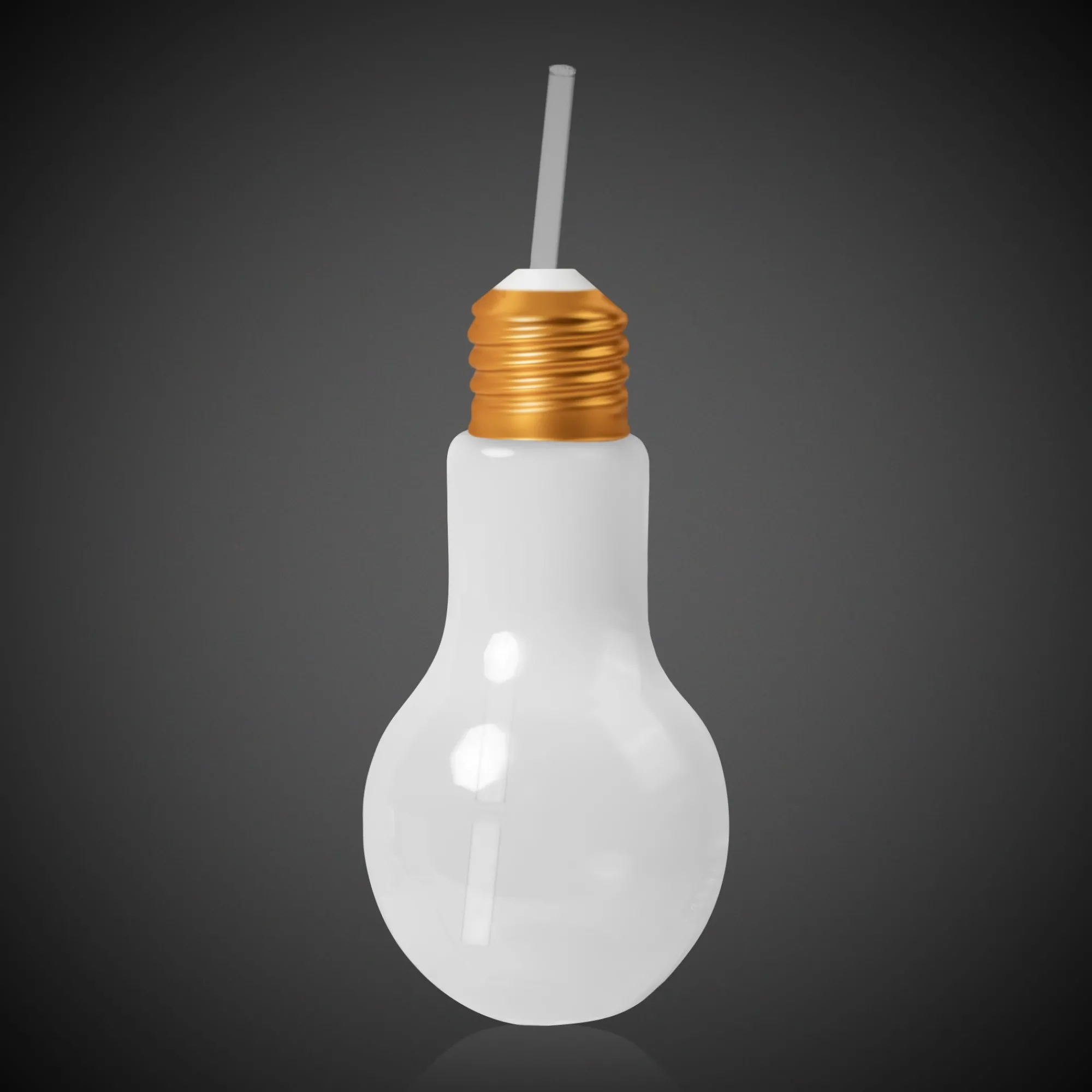 Online Windy City Novelties LED Light Bulb Cup with Lid & Straw