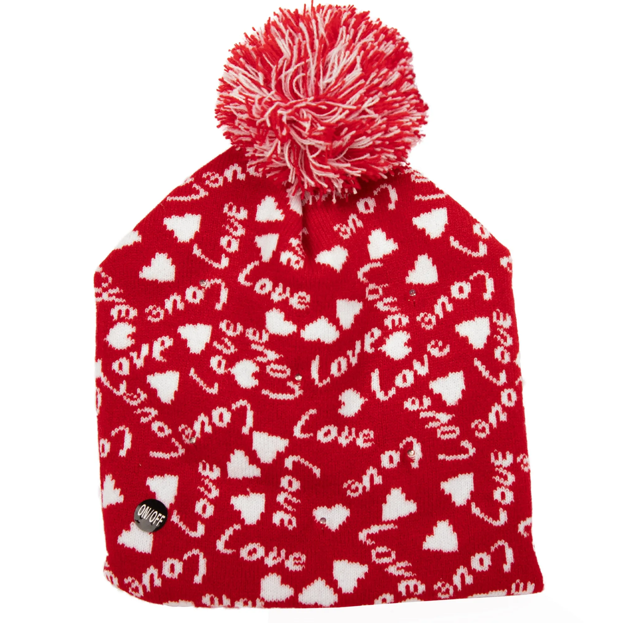 Clearance Windy City Novelties LED Love Knit Beanie