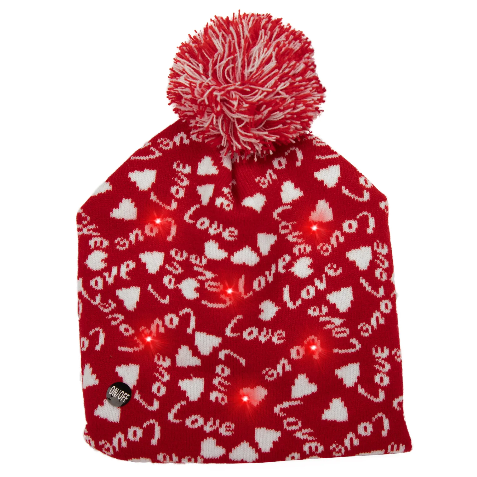 Clearance Windy City Novelties LED Love Knit Beanie
