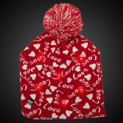 Clearance Windy City Novelties LED Love Knit Beanie