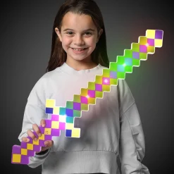 Windy City Novelties LED Mardi Gras Pixel Sword