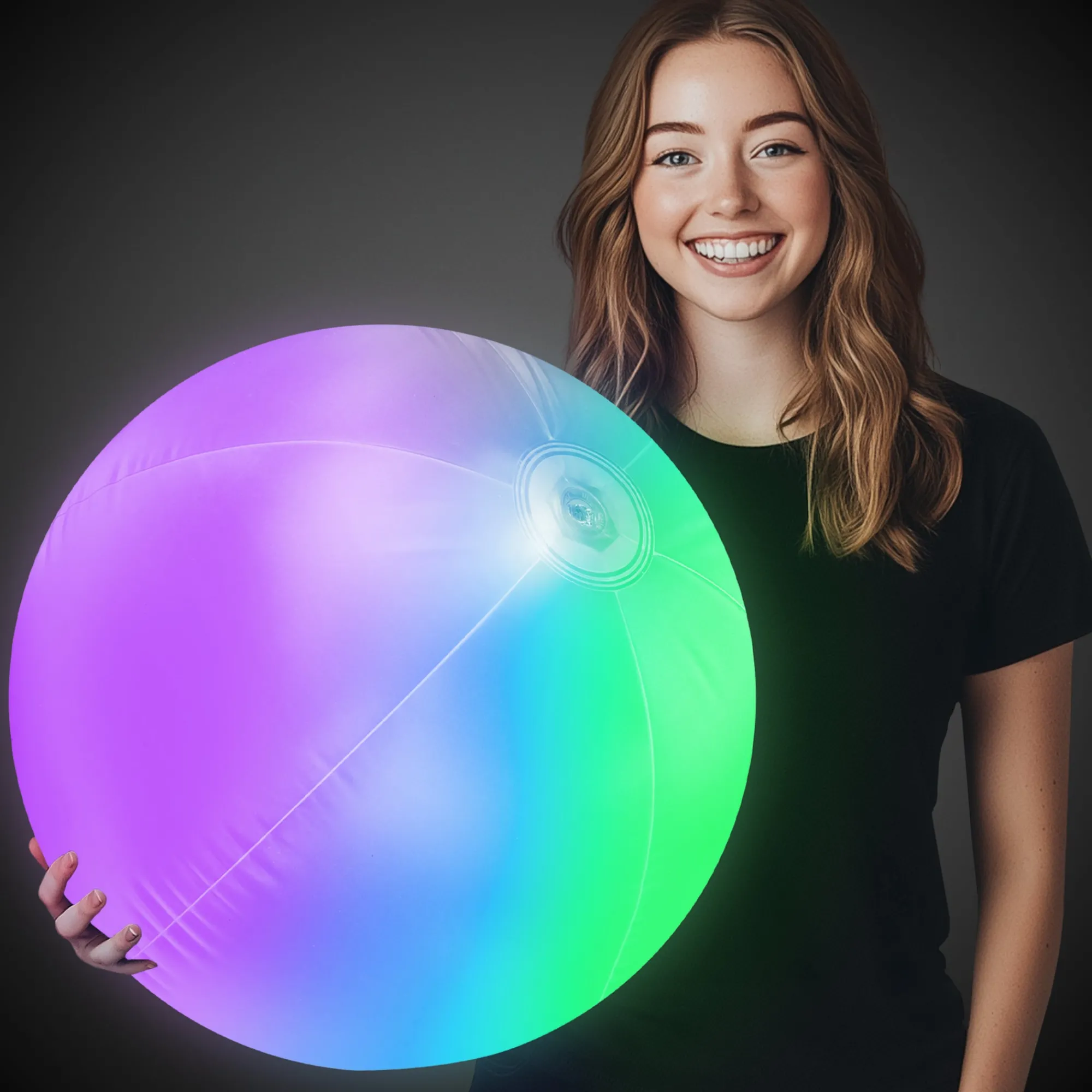 New Windy City Novelties LED 30" Multi-Color Beach Ball