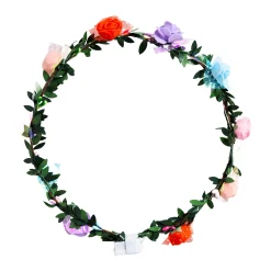 Hot Windy City Novelties LED Multi-Color Roses Halo Headband