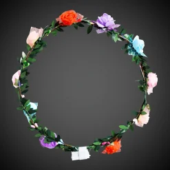 Hot Windy City Novelties LED Multi-Color Roses Halo Headband