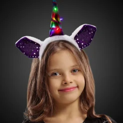 Sale Windy City Novelties LED Multi-Color Unicorn Headband