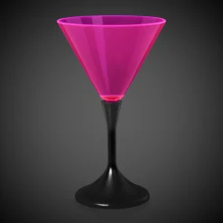 Hot Windy City Novelties LED Neon 7 oz. Martini Glass Pink