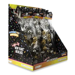 Best Windy City Novelties LED New Years Disco Ball Necklaces Retail Display