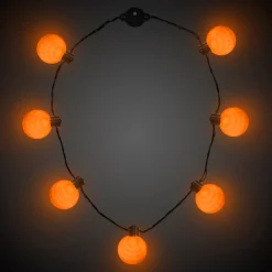 New Windy City Novelties LED Ball Necklace Orange