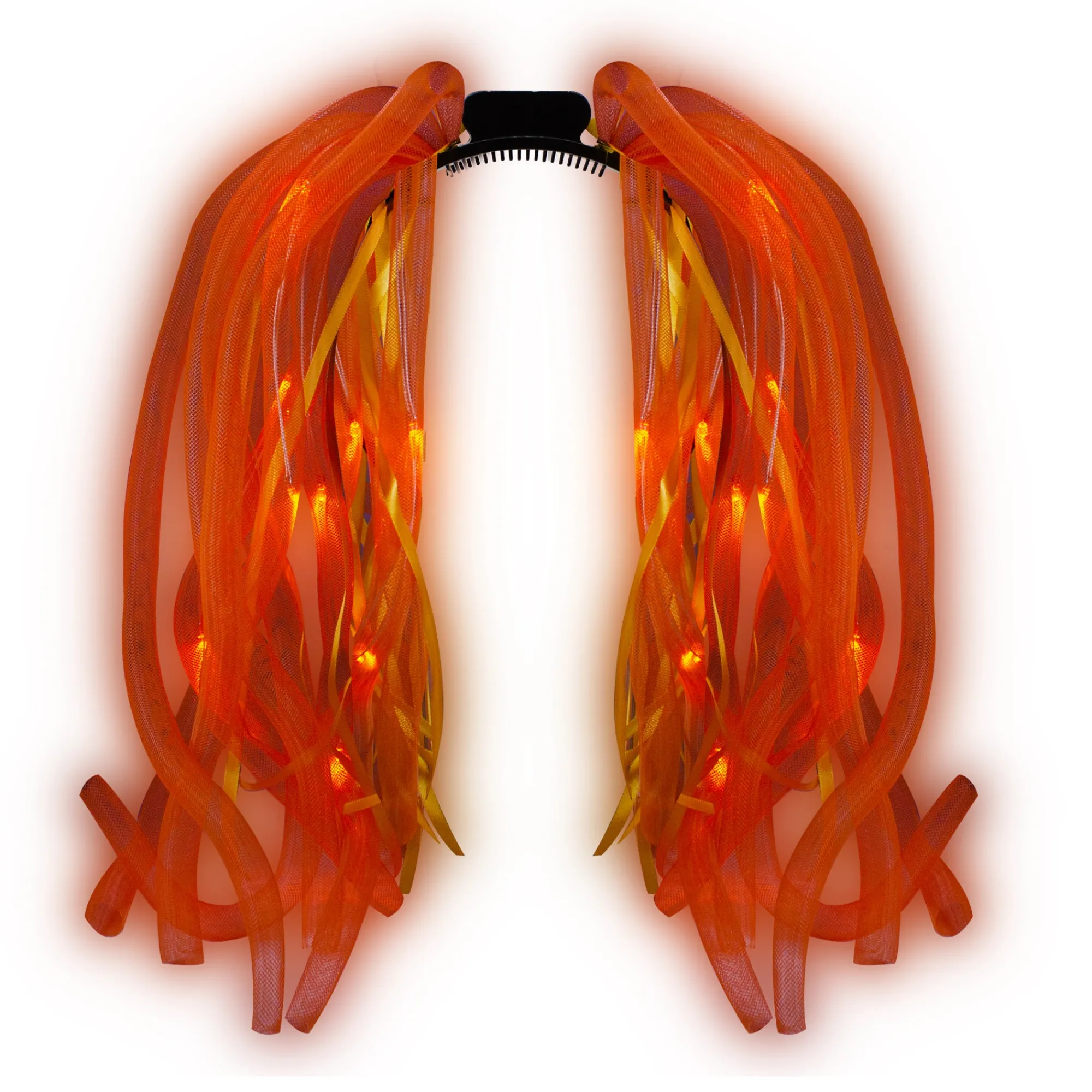 Hot Windy City Novelties LED Orange Dreads Headband